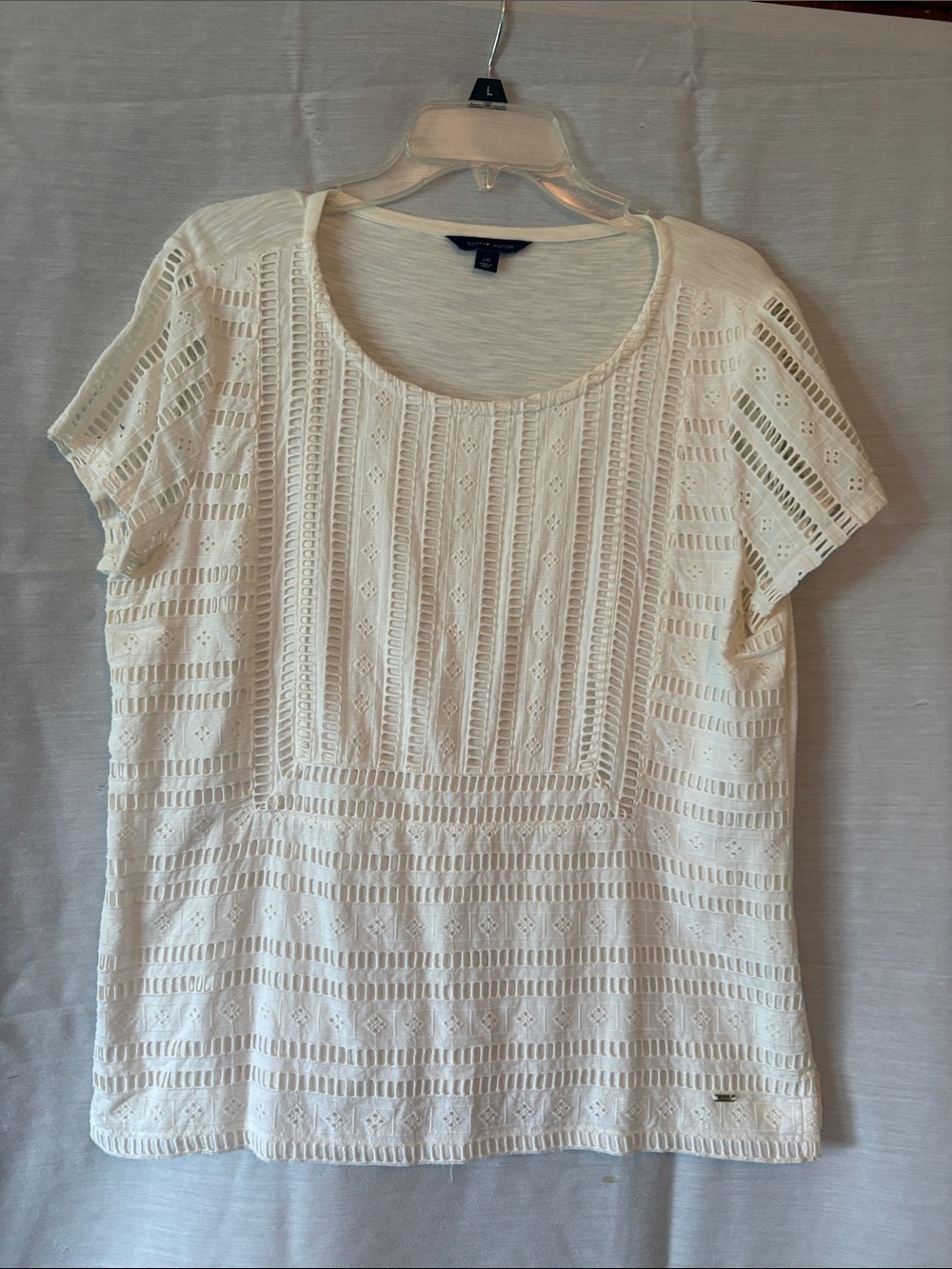 Tommy Hilfiger large blouse whit large